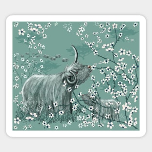 The Blue Oxen Sticker